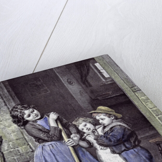 Children and the Saturday's Purchase 1891 by Anonymous