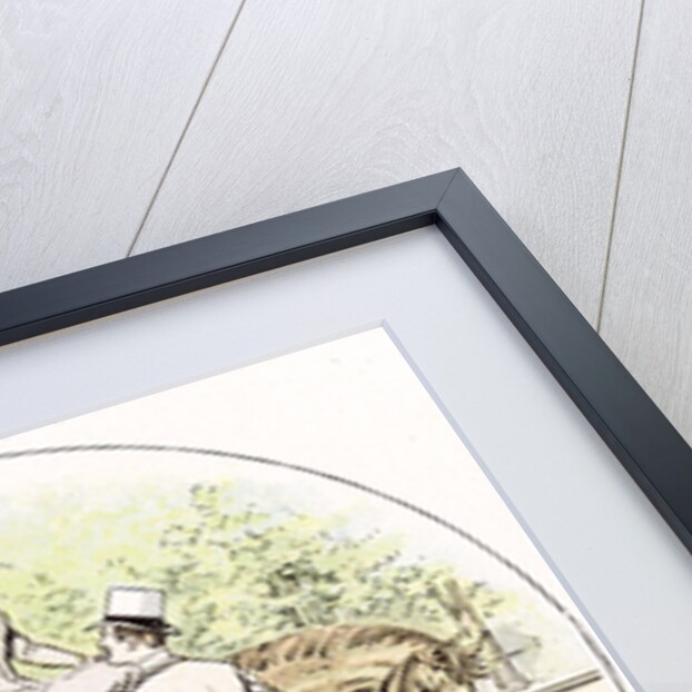 Lady on Her Horse in 1892 by Anonymous