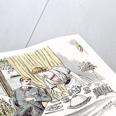 Wedding Anouncement in 1892 by Anonymous