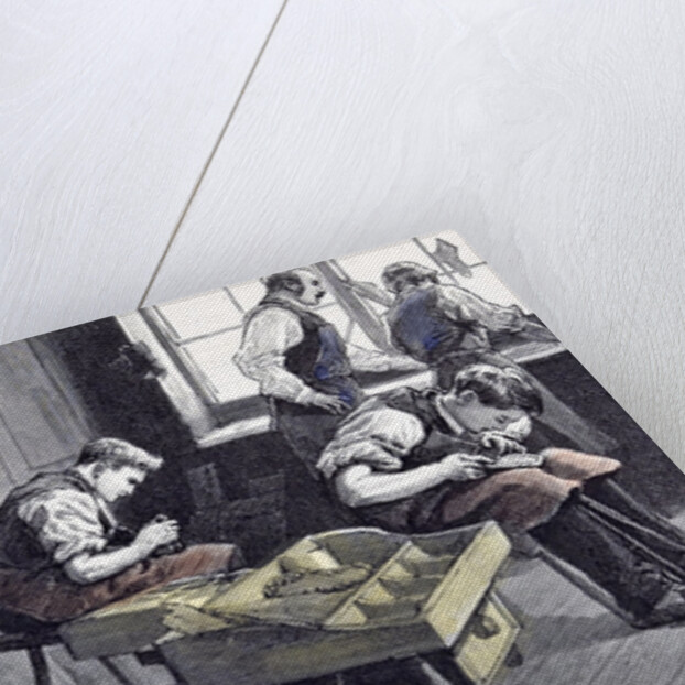 Little Boy's Home at Farningham Britain 1891 by Anonymous