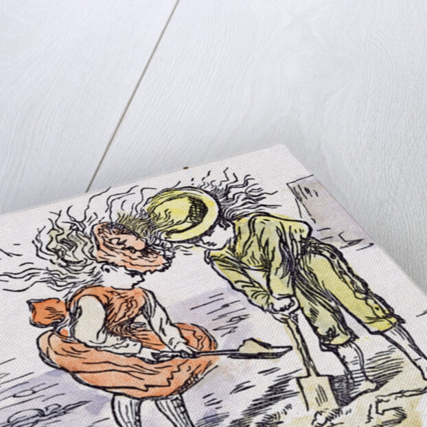 At the Seaside 1873 by Anonymous