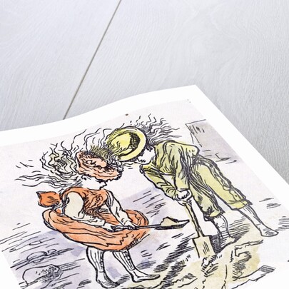 At the Seaside 1873 by Anonymous