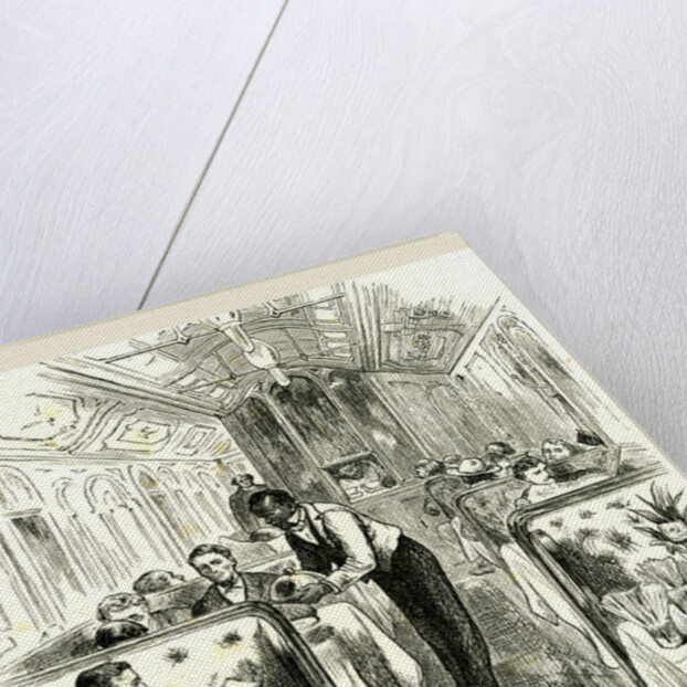 A Pullman Dining Car, 1891 by Anonymous