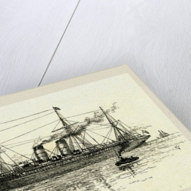 The Cunard Steamship Umbria, 1891 by Anonymous