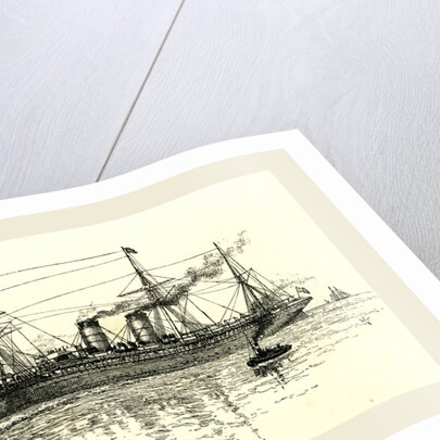 The Cunard Steamship Umbria, 1891 by Anonymous