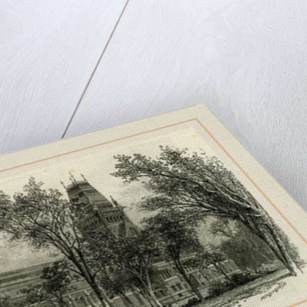 Memorial Hall, Harvard College, 19th Century, America by Anonymous