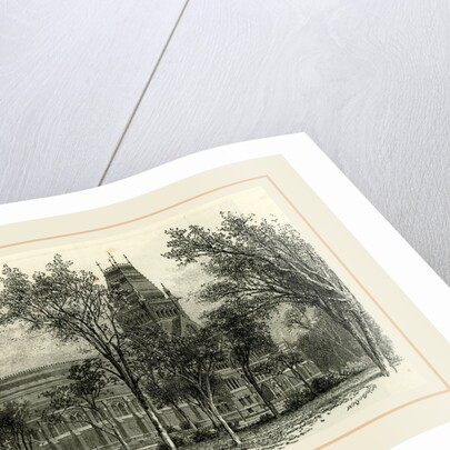 Memorial Hall, Harvard College, 19th Century, America by Anonymous