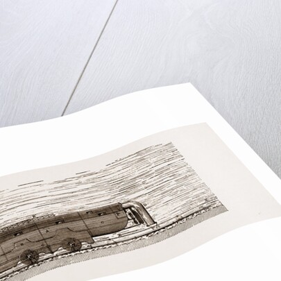 Crossing The Channel: Proposed Submarine Railway Boat, 1875 by Anonymous