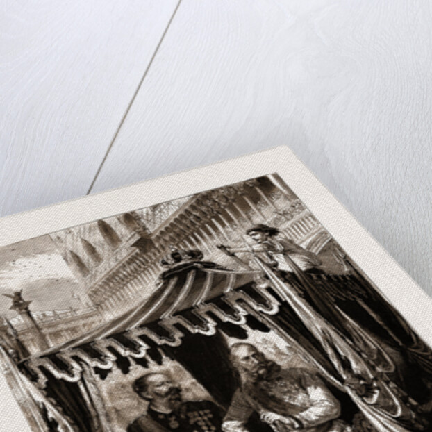 Visit Of The Emperor Of Austria To The King Of Italy At Venice by Anonymous
