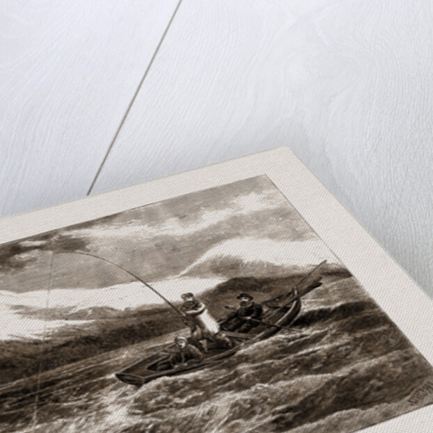 Salmon Fishing In Loch Tay, 1875 by Anonymous