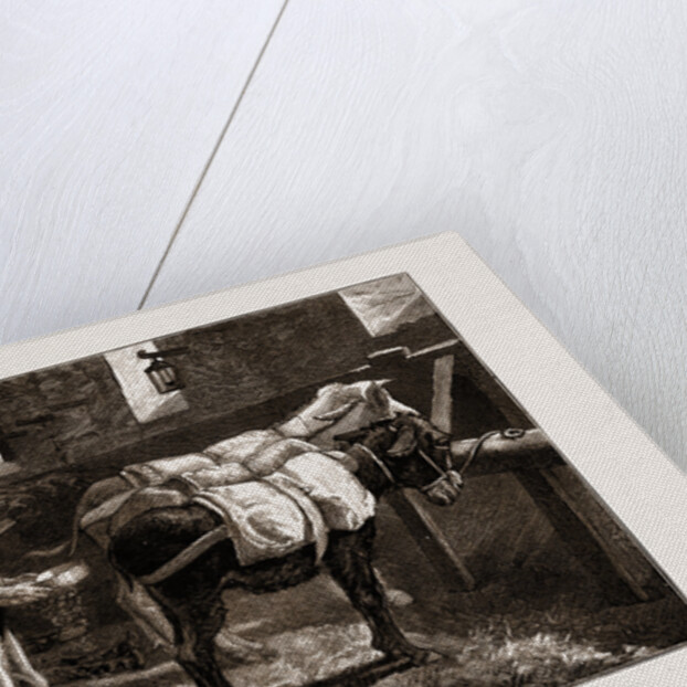 The Civil War In Spain, 1875: Carlist Baggage Carriers by Anonymous
