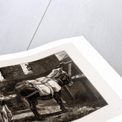 The Civil War In Spain, 1875: Carlist Baggage Carriers by Anonymous