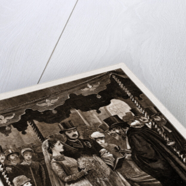 The Marriage Of Mr. Leopold De Rothschild And Mdlle. Marie Perugia In The Central Synagogue, Great Portland Street by Anonymous