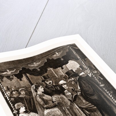 The Marriage Of Mr. Leopold De Rothschild And Mdlle. Marie Perugia In The Central Synagogue, Great Portland Street by Anonymous