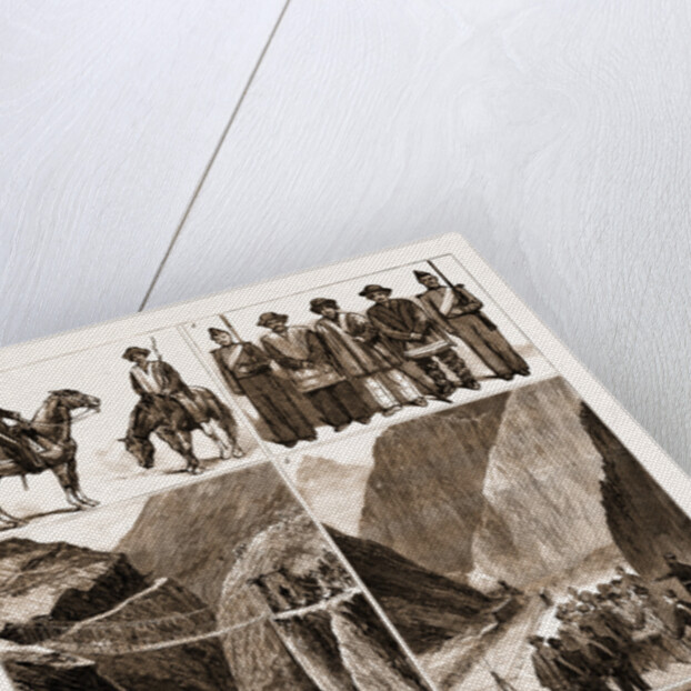 The War In South America, Recruiting For The Peruvian Army In The Cordillera by Anonymous