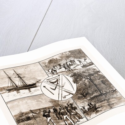 The Massacre Of Lieut. Bower And Five Seamen Of H.M.S. Sandfly In The Solomon Island by Anonymous