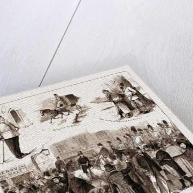 The Irish Land Agitation, 1881: Going Out To Dinner by Anonymous
