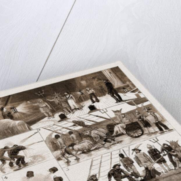 With The Flying Squadron, crossing The Line by Anonymous