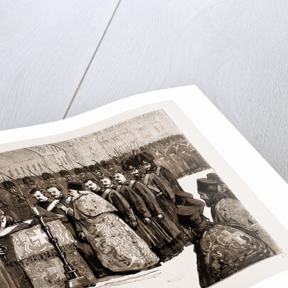 The Assassination Of Czar Alexander II. Of Russia, 1881: The Day After: The Army Swearing Allegiance To The New Czar by Anonymous