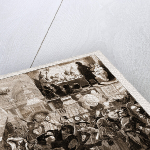 An Artists' Carnival Ball, Masquerade Ball by Anonymous