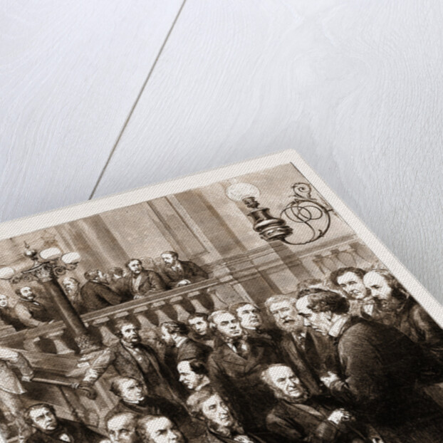 The Late Earl Of Beaconsfield: A Meeting Of The Conservative Party At The Carlton Club, 1881 by Anonymous