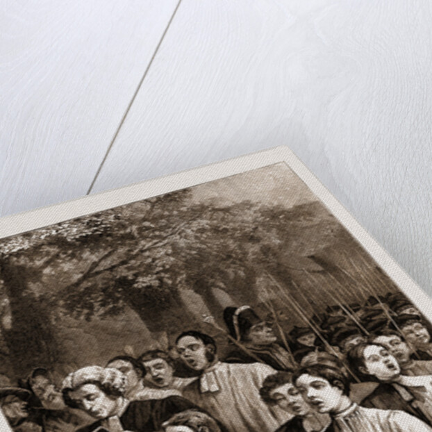 Rogation Day In The Olden Times: Beating The Bounds, 1881 by Anonymous