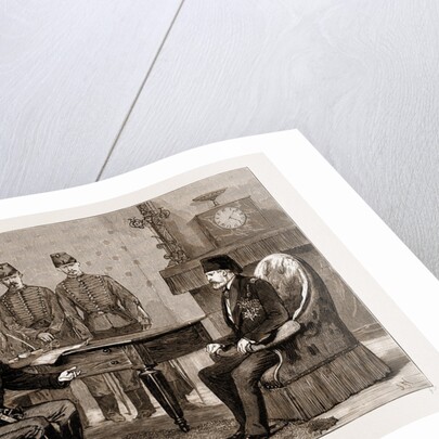 The French Occupation Of Tunis, The Bey Signing The Treaty With France At The Bardo Palace by Anonymous