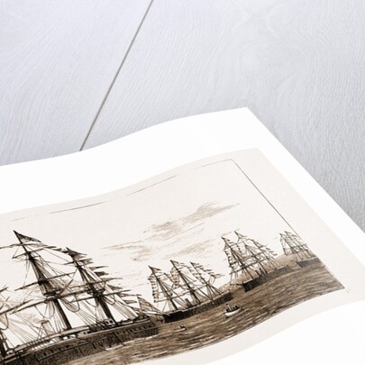 British And Foreign Ships Of War In The Bay Celebrating Her Majesty's Birthday, 1881 by Anonymous