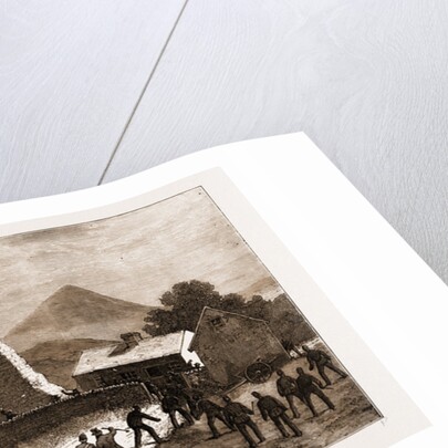 The Land Agitation In Ireland, 1881: Storming Castletown Castle At New Pallas by Anonymous