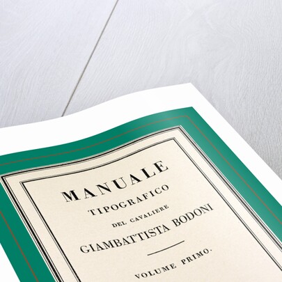 Bodoni Manuale by Anonymous