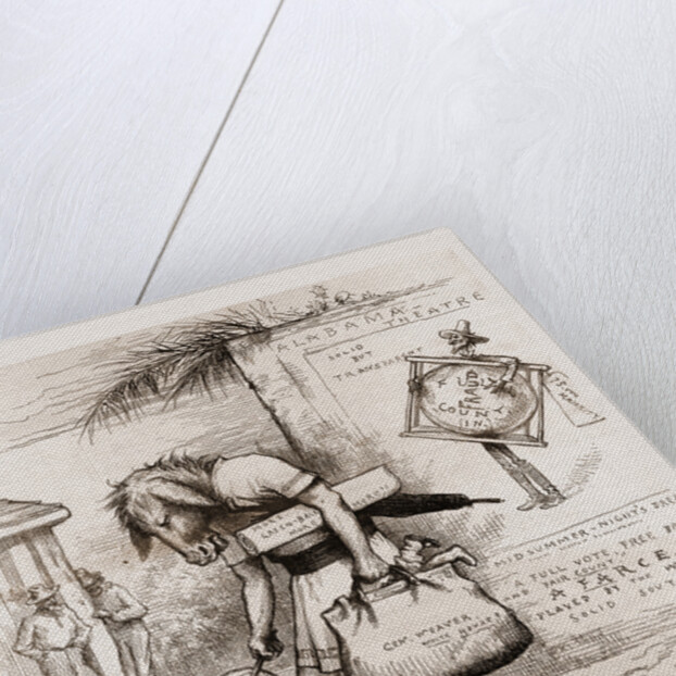 Greenback, the Weaver. Mali Is But An Ass If He Go About to Expound His Dream, Shakespeare, 1880 by Anonymous