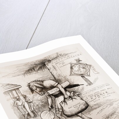 Greenback, the Weaver. Mali Is But An Ass If He Go About to Expound His Dream, Shakespeare, 1880 by Anonymous