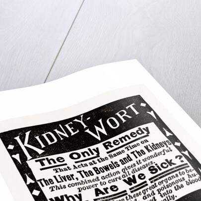 Kidney Wort, 1880, USA by Anonymous