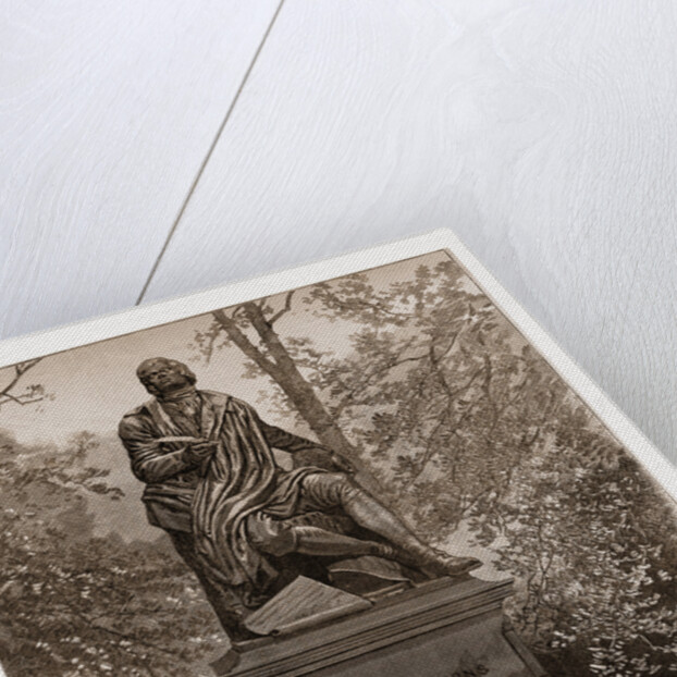 Robert Burns — the Statue by Sir John Steell in Central Park by Anonymous