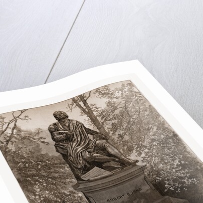 Robert Burns — the Statue by Sir John Steell in Central Park by Anonymous