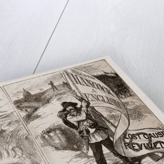 Mrs. Partington Hancock Struggling With the Republican Tide, 1880 by Anonymous