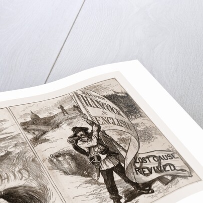 Mrs. Partington Hancock Struggling With the Republican Tide, 1880 by Anonymous