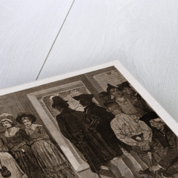 Women At the Polls in New Jersey in the Good Old Times by Howard Pyle