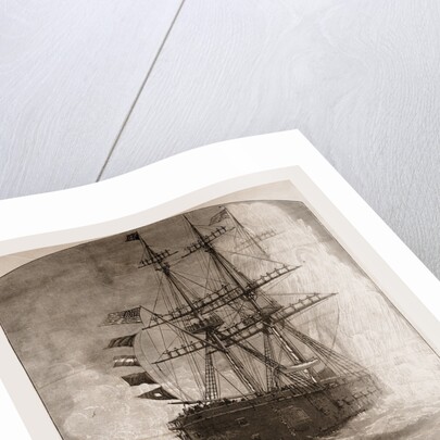 The Naval Review At Fortress Monroe—ceremonies During the President's Visit to the Flag-ship by J.O. Davidson