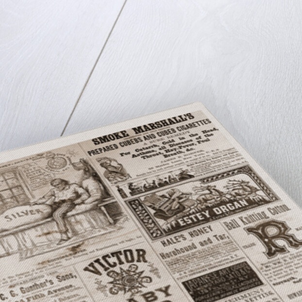 Advertising 1880, USA, Us, America by Anonymous