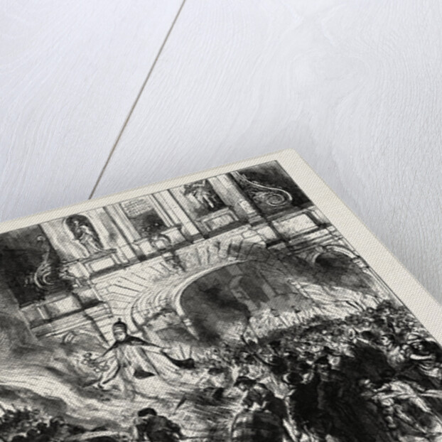 Burning the Pope in Effigy At Temple Bar by Anonymous