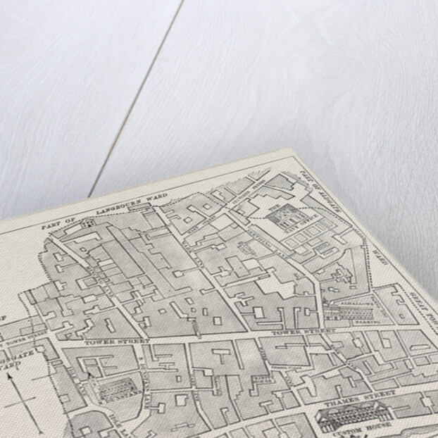 Tower Street Ward, Map by Anonymous