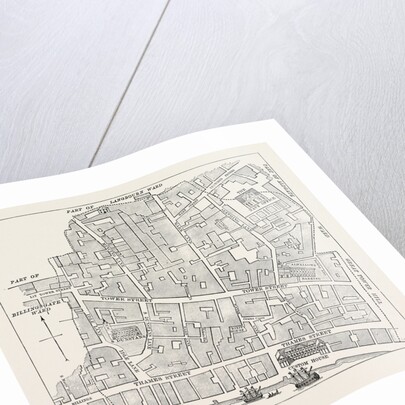 Tower Street Ward, Map by Anonymous