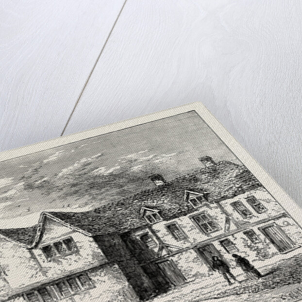 St. Katherine's Hospital, the Brothers' Houses in 1781 by Anonymous