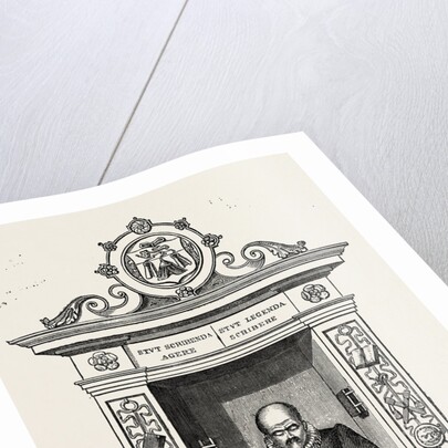 Stow's Monument in St. Andrew Undershaft by Anonymous