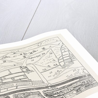 Cripplegate And Neighbourhood, map by Anonymous