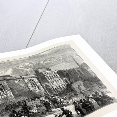 Front of Newgate from the Old Bailey by Anonymous