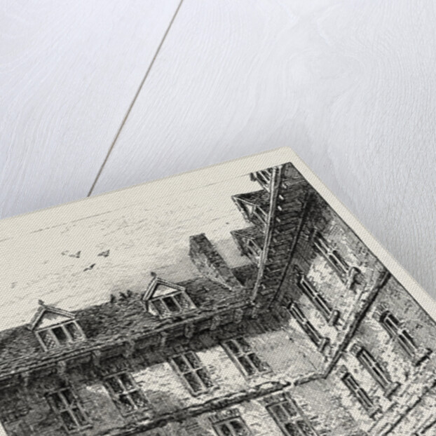 Goldsmith's House, Green Arbour Court, About 1800 by Anonymous