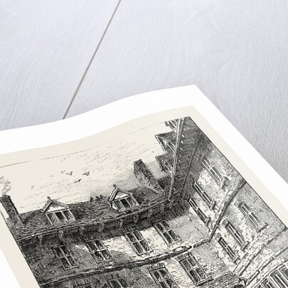 Goldsmith's House, Green Arbour Court, About 1800 by Anonymous