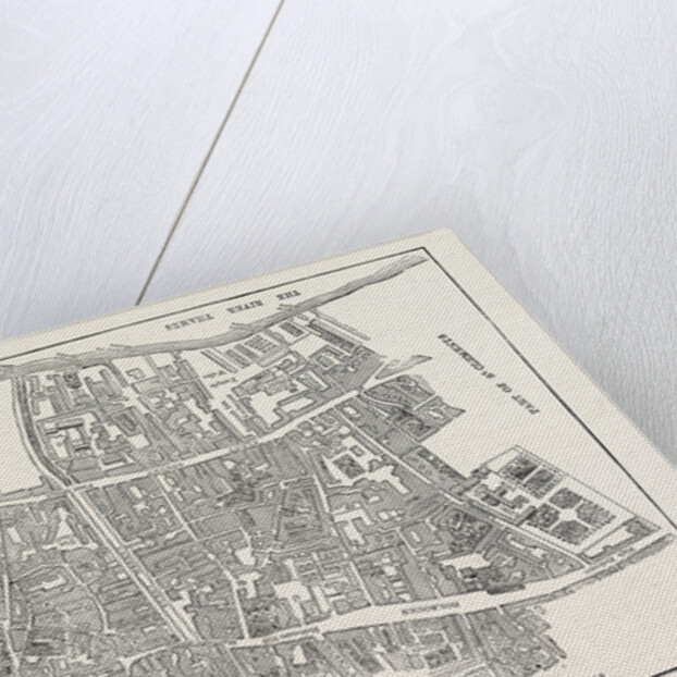Map of Farringlon Ward Without, 1750 by Anonymous